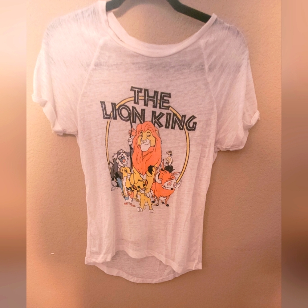Lion King Kids White T-Shirt XS